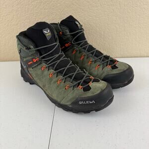 Salewa Alp Mate Mid WP Men's Hiking Boots Green Size 13